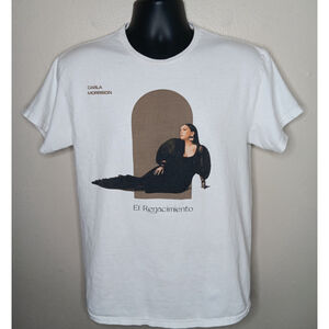 Carla Morrison El Renacimiento Adult Medium Band T-shirt White 2022 Concert Tour